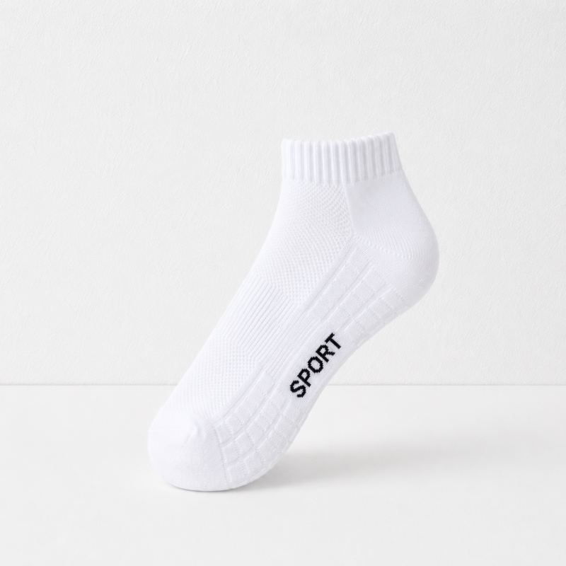 CouldNook Men Cushioned Ribbed Crew Socks - Everyday Comfort Accent