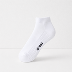 CouldNook Men Cushioned Ribbed Crew Socks - Everyday Comfort Accent