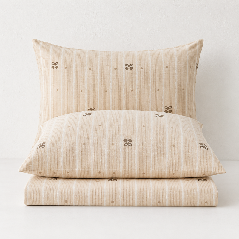 CouldNook Floral Print Pillowcase 2PCS Set - Soft Washed Bedding