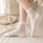 CouldNook Breathable Mesh Ankle Socks - Soft Daily Shoe Accent
