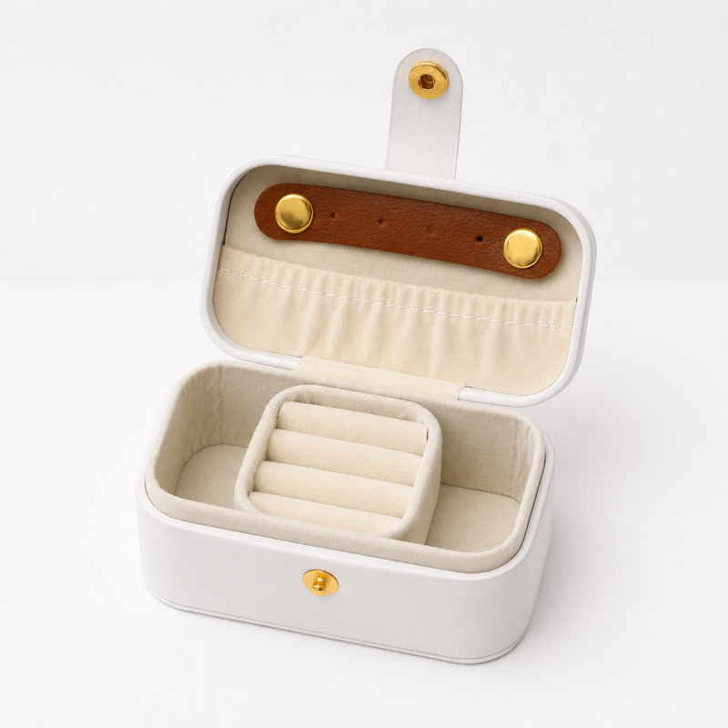 CouldNook Mini Travel Jewelry Case - Portable Jewelry Organizer