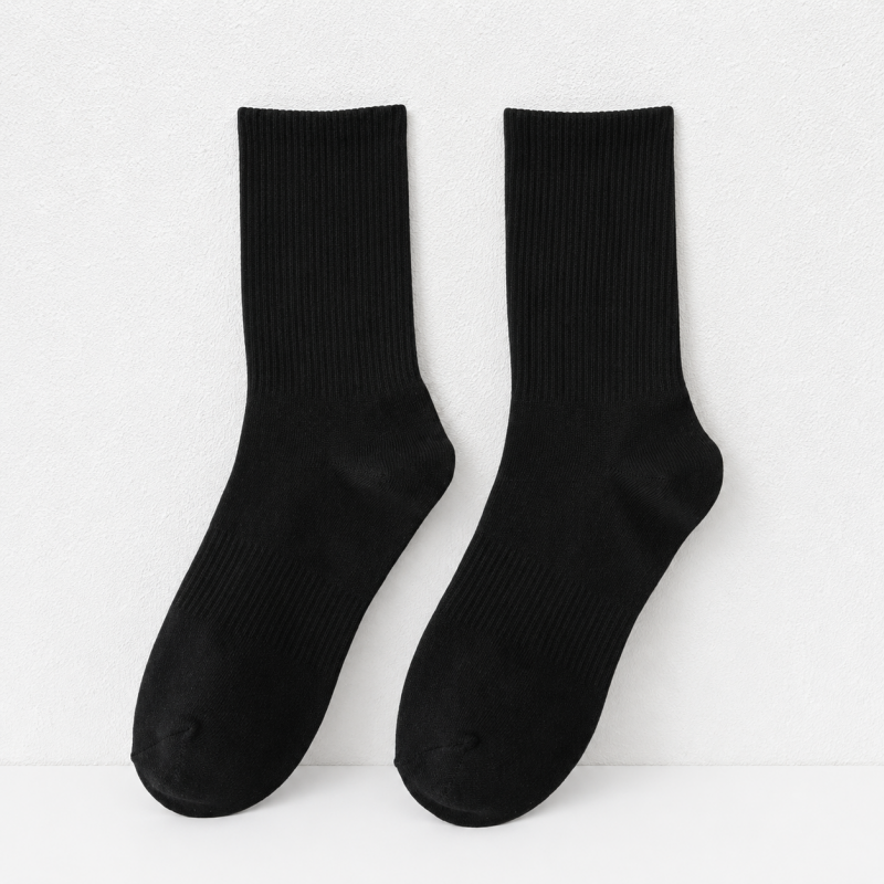 CouldNook Cozy Ribbed Basic Socks Set - Everyday Length Options