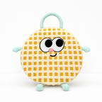 CouldNook Memory Foam Round Seat Cushion - Removable Striped Chair Pad