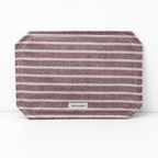 CouldNook Striped Linen Placemat - Aesthetic Fabric Table Mat