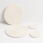 CouldNook Cotton Rope Woven Table Mat- Resistant Dining Pad