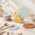 CouldNook Cheese Shaped Silicone Trivet - Kitchen Table Protector