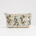CouldNook Embroidered Cosmetic Bag - Aesthetic Cotton-Linen Case