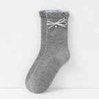 CouldNook Cozy Mixed Detail Crew Socks - Giftable Drawer Accent