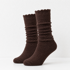 CouldNook Cable Knit Slouch Socks - Boot Layer Accent