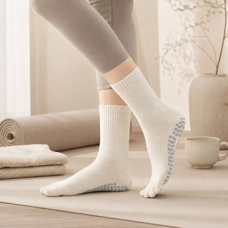 CouldNook Grip Sole Yoga Ankle Socks - Studio Floor Helper
