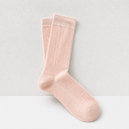 CouldNook Slouch Ribbed Mid-Calf Socks - Relaxed Footwear Accent