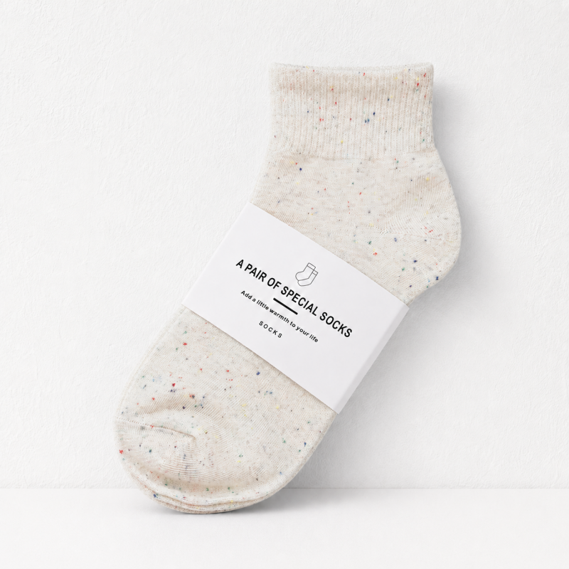 CouldNook Cozy Speckled Low-Cut Socks - Everyday Shoe Accent