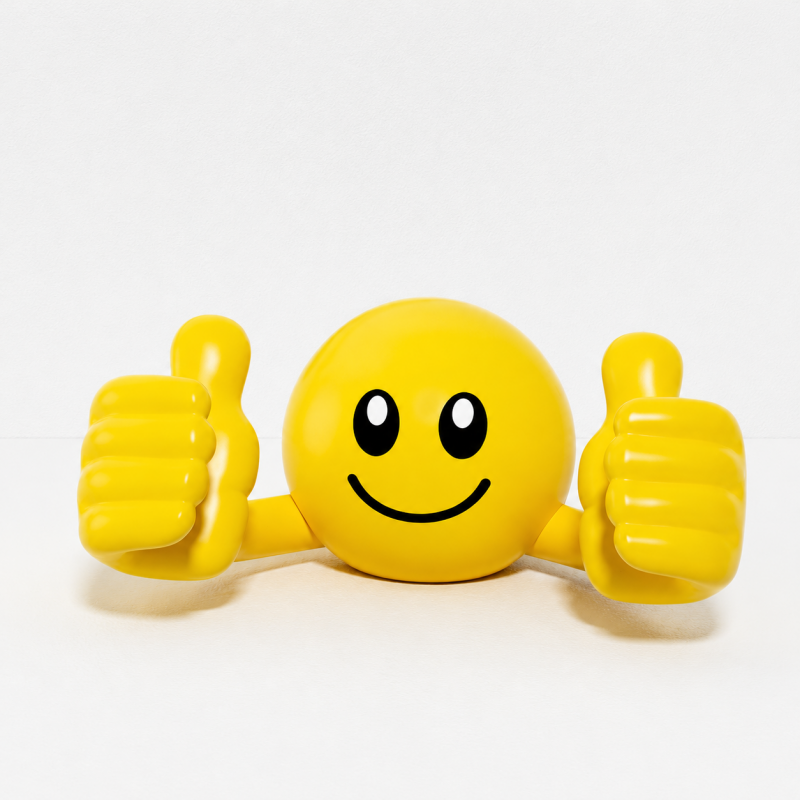 CouldNook Thumbs Up Emoji Phone Stand - Desk Phone Accessory