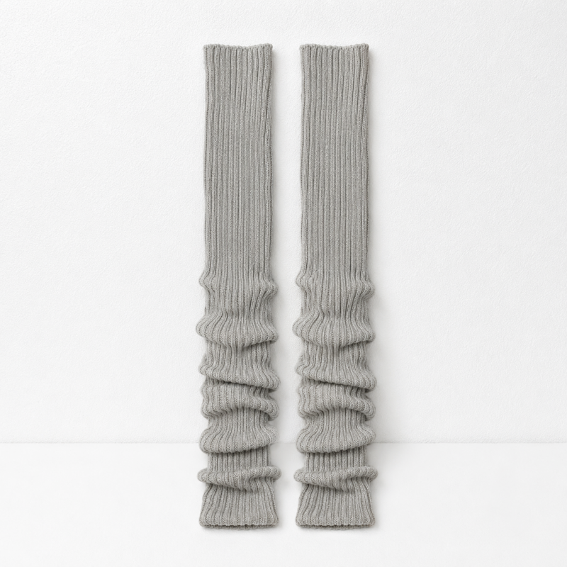 CouldNook 700CM Ribbed Slouch Leg Warmer Socks - Cozy Layering Accent