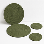 CouldNook Cotton Rope Woven Table Mat- Resistant Dining Pad