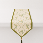 CouldNook Linen Blend Table Runner - Warm Home Decor