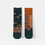 CouldNook Cozy Patterned Crew Socks - Seasonal Drawer Accent