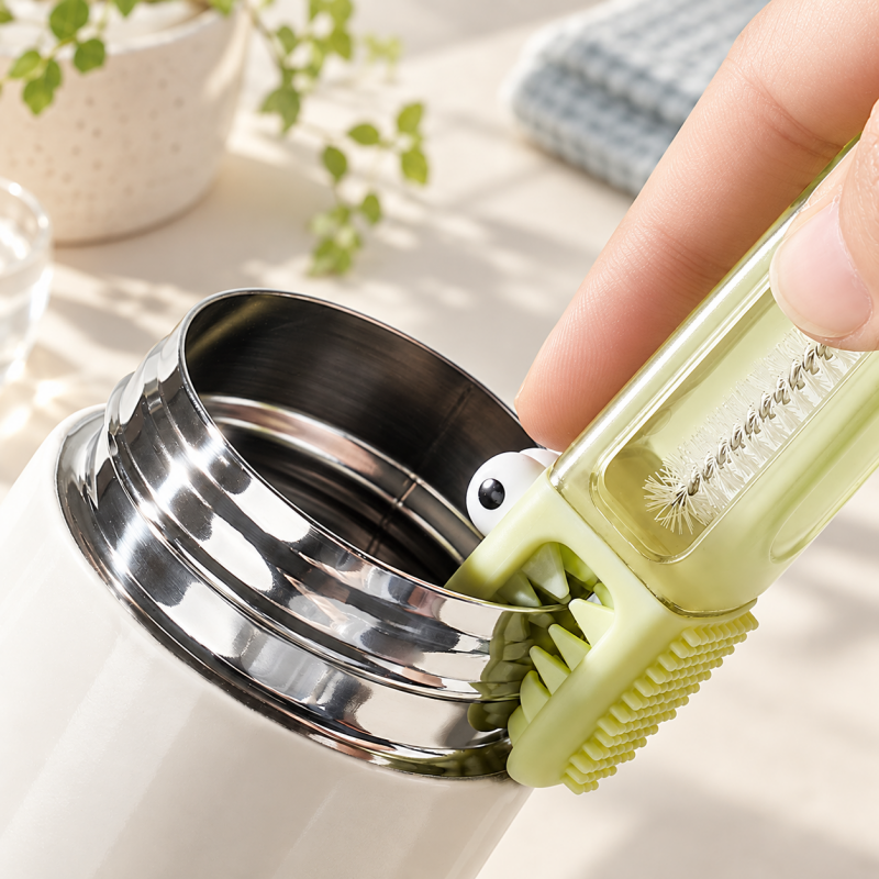 CouldNook Cup Cleaning Brush - Flower And Animal Designs For Narrow Spaces