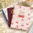 CouldNook Printed Passport Cover - Playful Motifs and Stitched Folding Edges