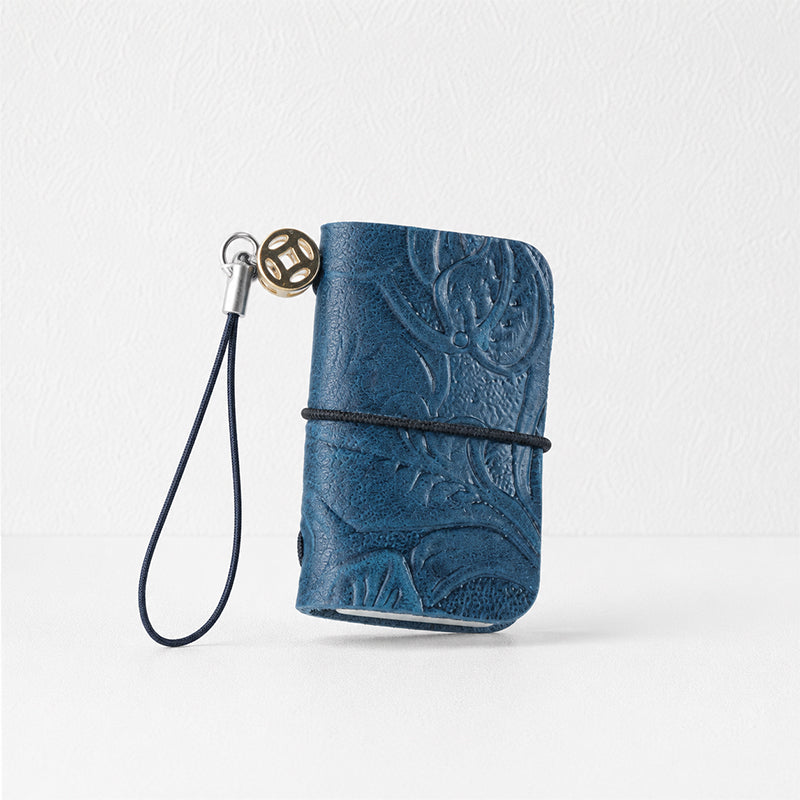 CouldNook Embossed Carved Leather TN Notebook - Pocket Leather Journal