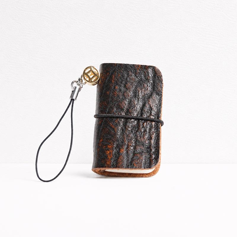 CouldNook Genuine Cowhide Mini Notebook - Pocket Leather Journal