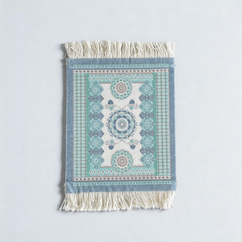CouldNook Floral Lace Hollow-Out Coaster - Aesthetic Embroidered Mat