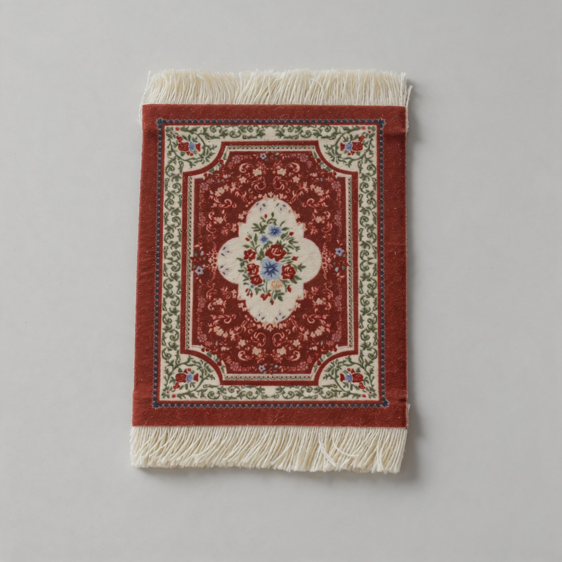 CouldNook Floral Lace Hollow-Out Coaster - Aesthetic Embroidered Mat