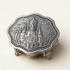 CouldNook Whimsical Patterned Jewelry Box - Aesthetic Irregular Storage Case