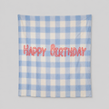 CouldNook Plaid Party Background Cloth - Aesthetic Hanging Photo Backdrop