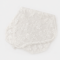 CouldNook Floral Border Lace Tablecloth - Aesthetic Furniture Dust Cover