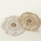 CouldNook Vintage Palace Embroidery Mat - Aesthetic Lace Coaster