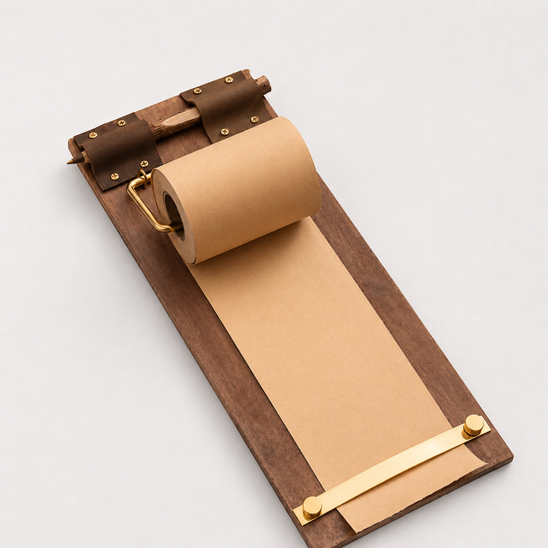 CouldNook Wooden Hanging Memo Roll - Aesthetic Continuous Message Board