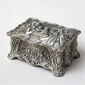 CouldNook Classical Figure Relief Box - Aesthetic Metallic Commemorative Case