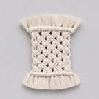 CouldNook Woven Tulip Cotton Coaster - Artistic Heat-Insulating Mat