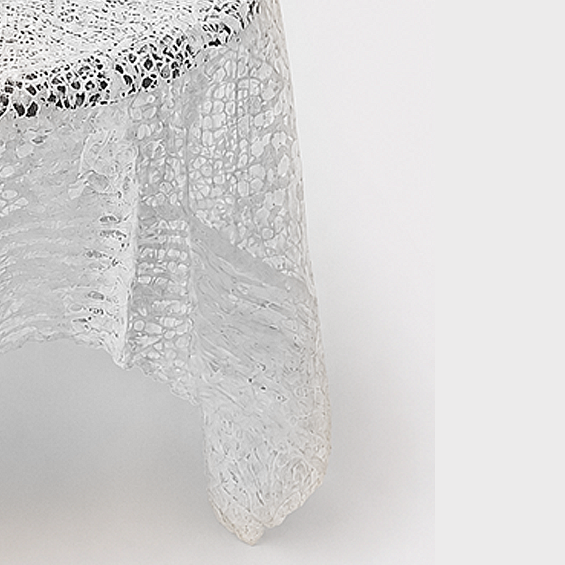 CouldNook Pastoral Crochet Lace Tablecloth - Aesthetic Hollow-Out Desk Mat