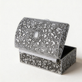 CouldNook Classic Retro Treasure Chest - Aesthetic Metal Organizer