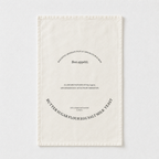 CouldNook French Lettering Cotton Placemat - Aesthetic Background Cloth