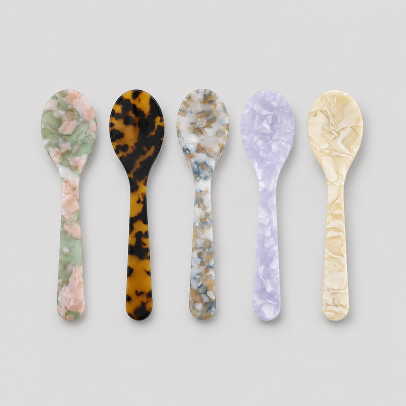 CouldNook Aesthetic Acrylic Dessert Knife - Vintage-Inspired Jam Spreader