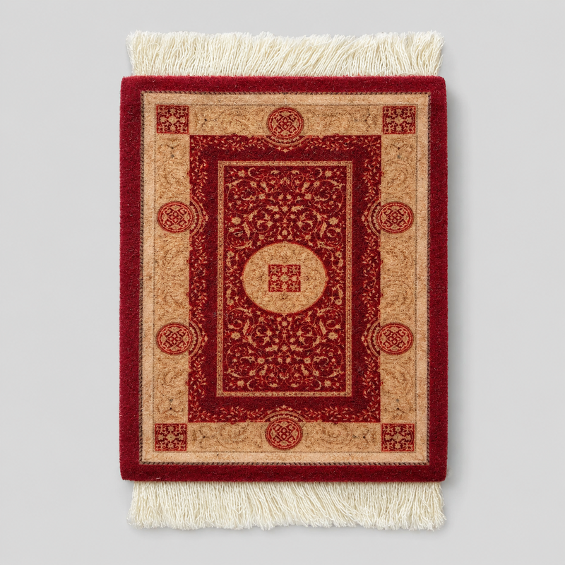 CouldNook Floral Lace Hollow-Out Coaster - Aesthetic Embroidered Mat