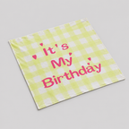 CouldNook Plaid Party Background Cloth - Aesthetic Hanging Photo Backdrop