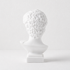 CouldNook Miniature David Bust Statue - Aesthetic Resin Desktop Decor