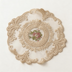 CouldNook Vintage Palace Embroidery Mat - Aesthetic Lace Coaster