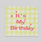 CouldNook Plaid Party Background Cloth - Aesthetic Hanging Photo Backdrop