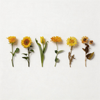 CouldNook Poetry & Plants Waterproof Stickers 12PCS Set - Aesthetic Floral PET Decals
