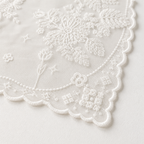 CouldNook Tulip Bouquet Lace Tablecloth - Aesthetic Floral Desk Decor