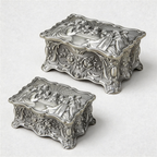 CouldNook Classical Figure Relief Box - Aesthetic Metallic Commemorative Case