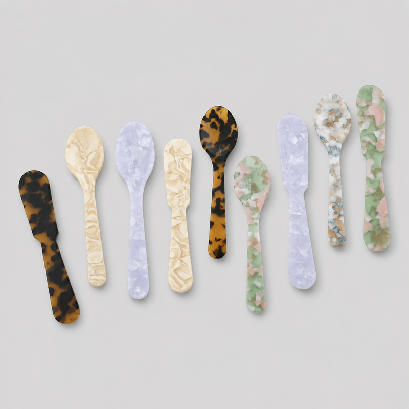 CouldNook Aesthetic Acrylic Dessert Knife - Vintage-Inspired Jam Spreader