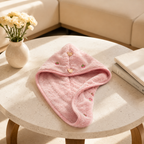 CouldNook Strawberry Embroidered Hair Drying Cap - Soft Double-Layer Microfiber Cap