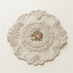 CouldNook Vintage Palace Embroidery Mat - Aesthetic Lace Coaster