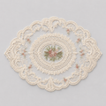 CouldNook Bow Lace Embroidery Mat - Chic Aesthetic Desk Protector